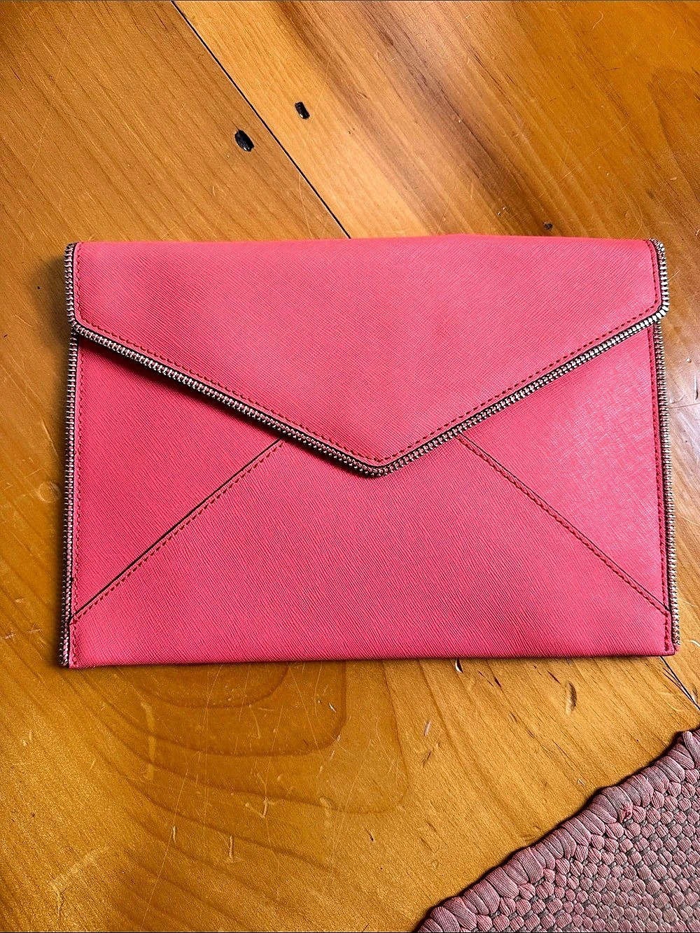 Rebecca Minkoff Leo Envelope Clutch Pink